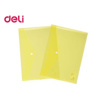 Φάκελος Α4 με κουμπί-Κίτρινο